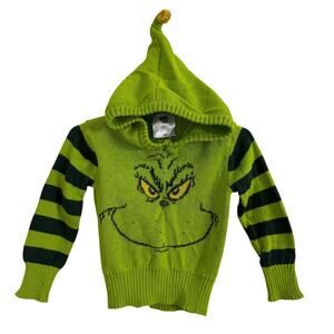 The Grinch by Dr Seuss Hooded Sweater Size 12 Months
